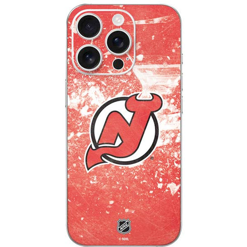 NHL New Jersey Devils Frozen iPhone 16 Pro Skin